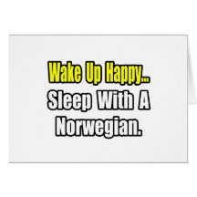 Sleep With a Norwegian Greeting Cards