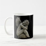 Sleeping Angel Cherub Sculpture Coffee Mug