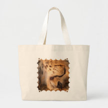 Sleeping Cheetah Canvas Bag