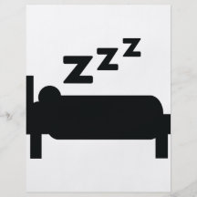 sleeping icon custom flyer