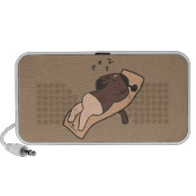 Sleeping man Doodle Travel Speaker