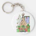 Sleeping Reindeer Key Chains