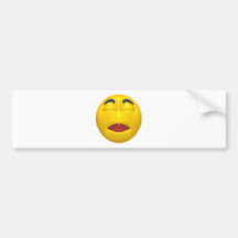 Sleeping Smiley Bumper Stickers
