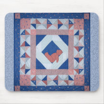 Sleepy Bear Quilt Mouse Mats