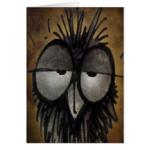 Sleepy Owl Greeting Cards