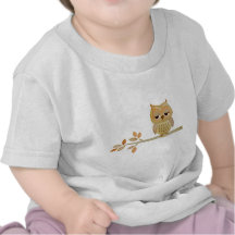 Sleepy Owl in Tree Shirt