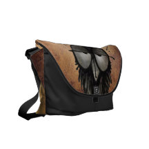 Sleepy Owl Messenger Bags
