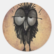 Sleepy Owl Sticker