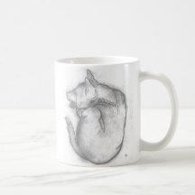 Sleepy Puppy Dog Coffee Mugs