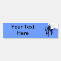 Slender Man - Book of Monsters Halloween Bumper Stickers