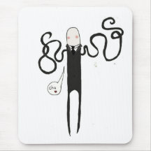 Slender Man But not so scary Mousemat