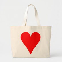 Slender Red Heart Bag