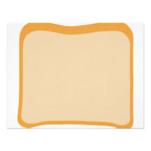 slice of bread icon custom announcement