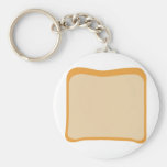 slice of bread icon keychain