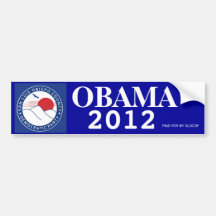 SLOCDP OBAMA 2012 BUMPER STICKERS