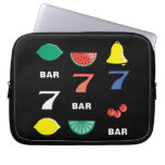 Slot Fruits - Casino Slot Machine Humour Computer Sleeves