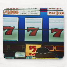 Slot machine in a casino mousepads