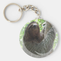 Sloth Photo Design Keychain