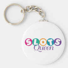 Slots Queen Keychain
