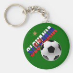 Slovakia ball star Slovakian flag gifts for Slavs Keychains