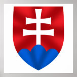 Slovakia emblem for Slovaks Print
