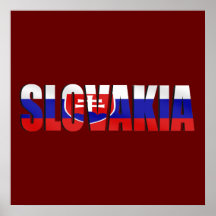 Slovakia Logo Emblem for Slovaks worldwide Posters