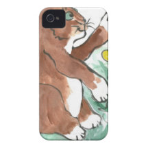 Slow Paws and Butterfly is Too Fast iPhone 4 Case-Mate Case