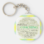 Small Button Coaching Keychain #11