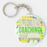 Small Button Coaching Keychain #5
