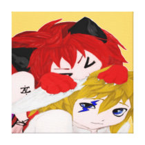 Small Canvas Chibi Friends canvas prints