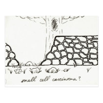 Small Cell Carcinoma postcard postcards