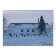 Small Country Church Card