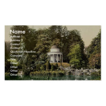 Small temple and aqueduct, Cassel (i.e., Kassel), Business Card Templates