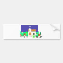 SMALL TOWN 4 BUMPER STICKER