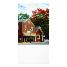 Small Town in Autumn Princess Anne MD Photo Greeting Card