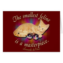 Smallest Feline Greeting Card
