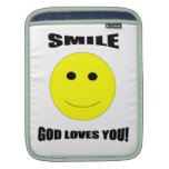 Smile God Loves You MacBook sleeve