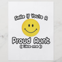 Smile If You're a Proud Aunt (Like Me) Flyer