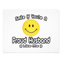 Smile If You're a Proud Husband (Like Me) Custom Invite