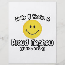Smile If You're a Proud Nephew (Like Me) Full Colour Flyer