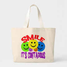 SMILE IT'S CONTAGIOUS BAG