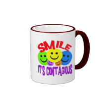 SMILE IT'S CONTAGIOUS MUG