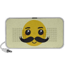 Smile Kawaii Moustache Speakers