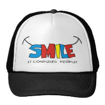 smile trucker hats