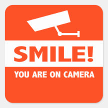 Smile You Are On Camera Stickers