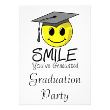Smile You've Graduated Personalized Invitation