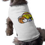Smiley Basketball Tshirts and Gifts Pet Tshirt