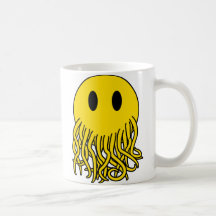 Smiley Cthulhu Coffee Mugs