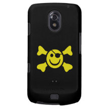 Smiley Jolly Roger Samsung Galaxy Nexus Covers