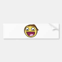 Smiley Smart Expression Smilie Art Bumper Sticker